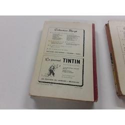 Lot de 2 anciens receuil tintin