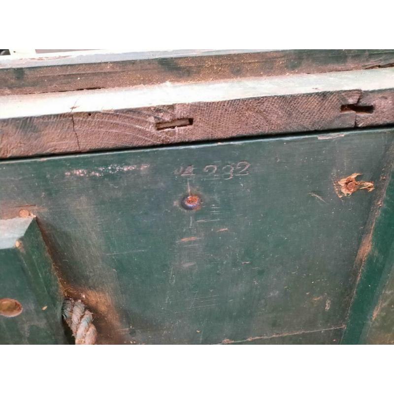 Engelse houten kist ww2 1939