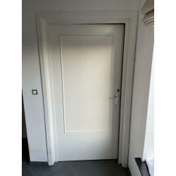 Witte houten deur landelijk wonen 97cm x 203 cm