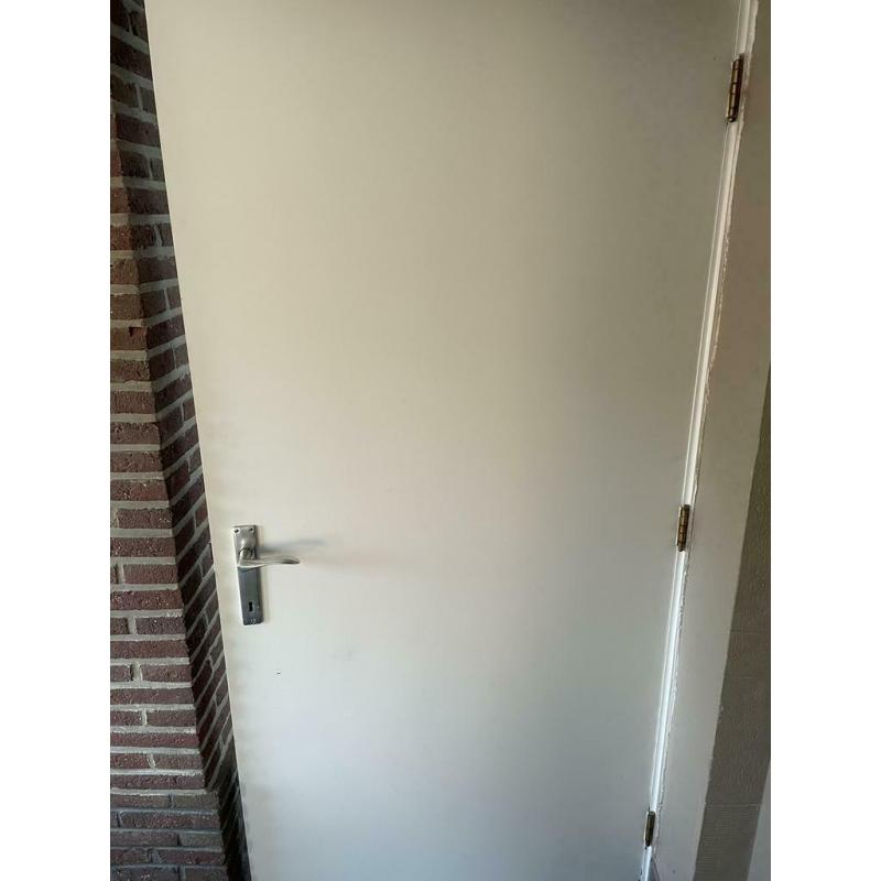 Witte houten deur landelijk wonen 97cm x 203 cm