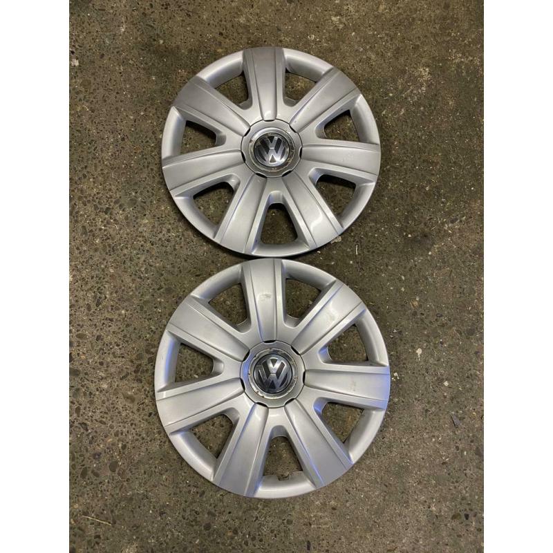 2 enjoliveurs vw 14"