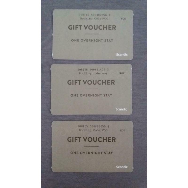 Hotel vouchers Scandic hotels