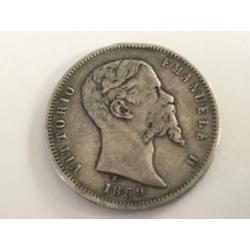 1 lira 1859 zilver Bologna