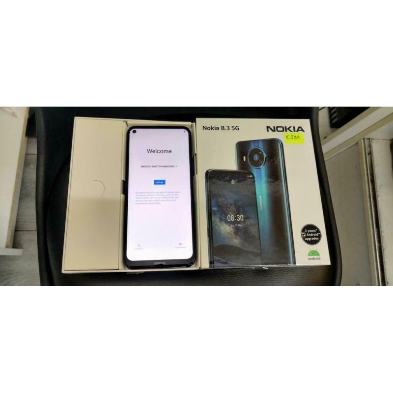 Nokia 8.3 5G zeer grote scherm bijna nieuw met garantie