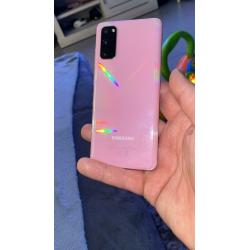 Samsung s20 pink 128 gig