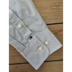 Tommy Hilfiger chemise rayée bleue taille XL