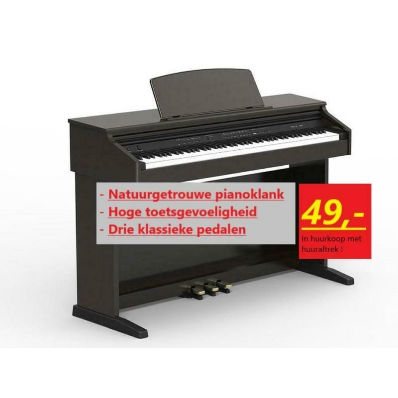 Nieuwe digitale piano's in huurkoop, 49eu/maand !