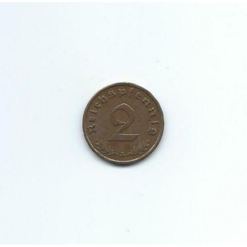 Duitsland, 2 Reichspfennig 1938 A.