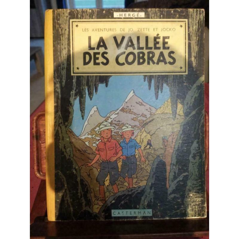Jo,CetteJo, Zette et Jocko La vallée des cobras