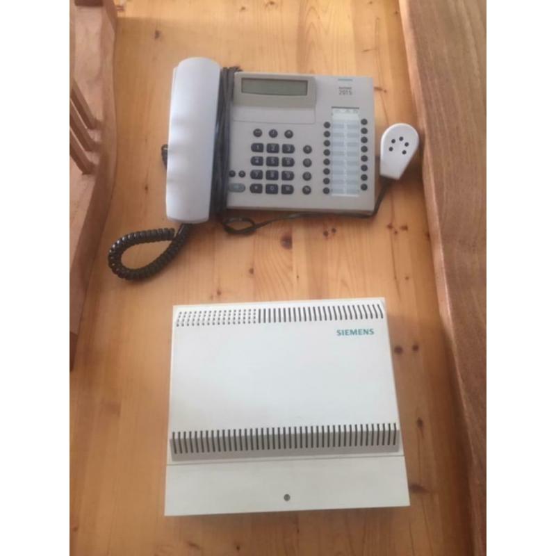 telefoon en telefoon centrale