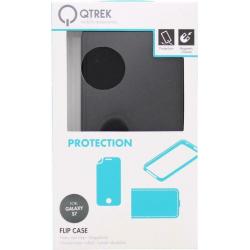 Qtrek Samsung Galaxy S7 Flip Case Black