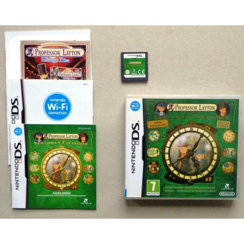 Professor Layton De Verloren Toekomst voor de Nintendo DS
