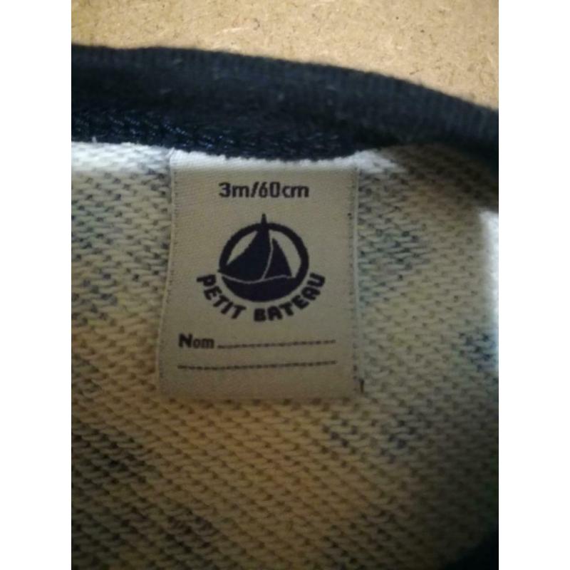 Pull Petit Bateau 3mois